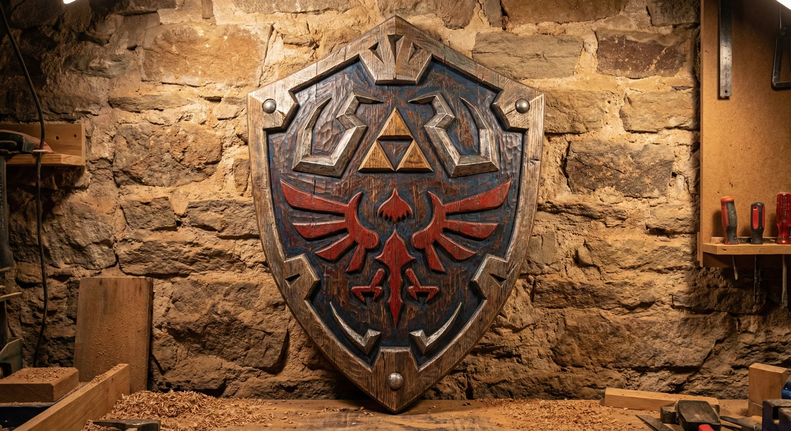 The Fantasy Shield wall art
