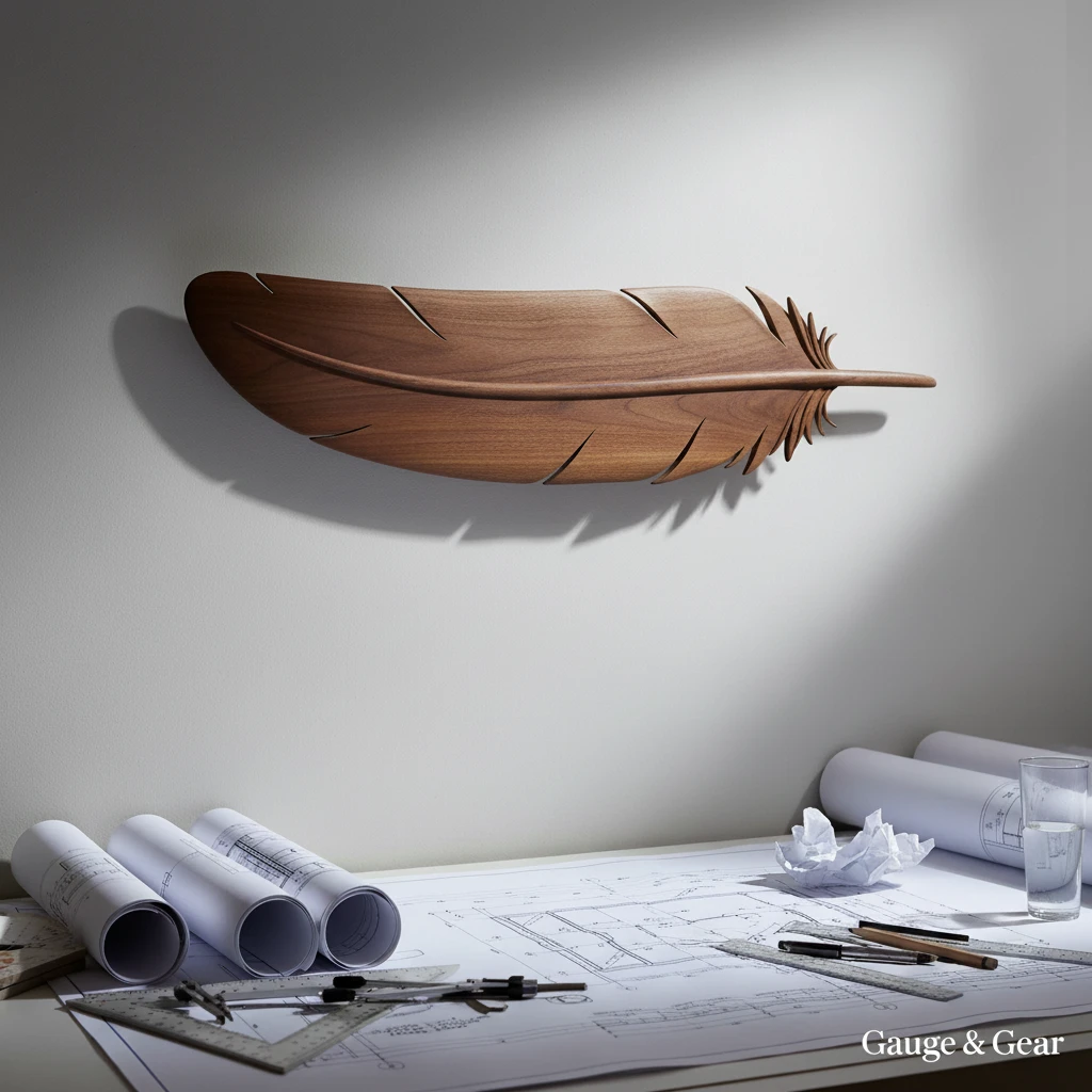 The Feather decorative wall art